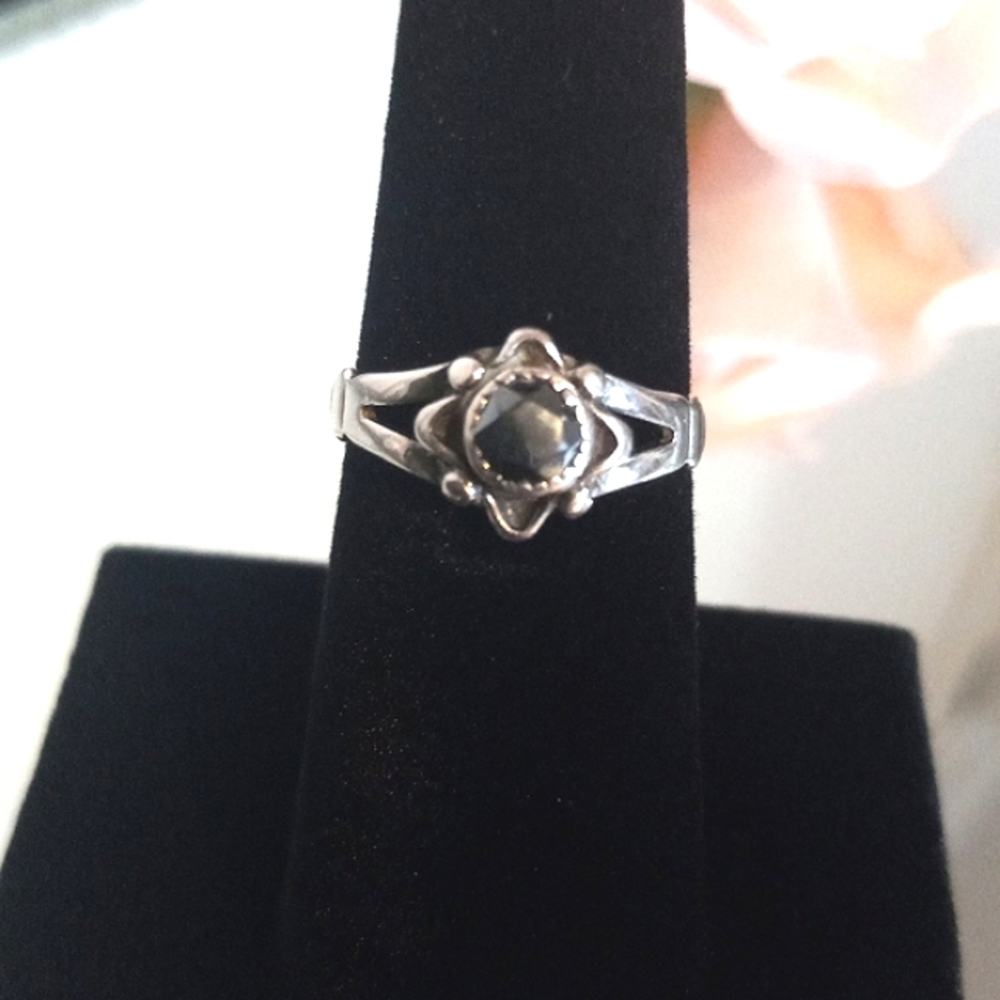 925 hematite ring - Picture 3 of 8